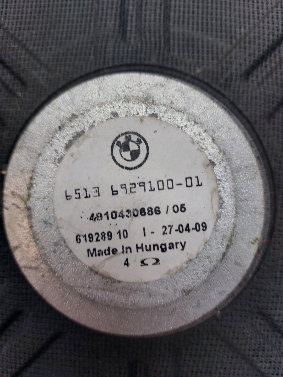 speaker NISKOTONOWY left BMW E60 E61