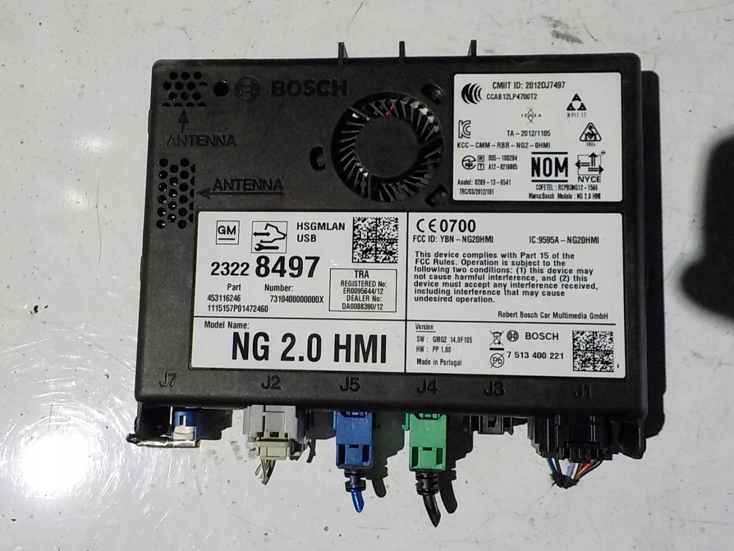 OPEL INSIGNIA modul Bedienteil Navigation 23228497