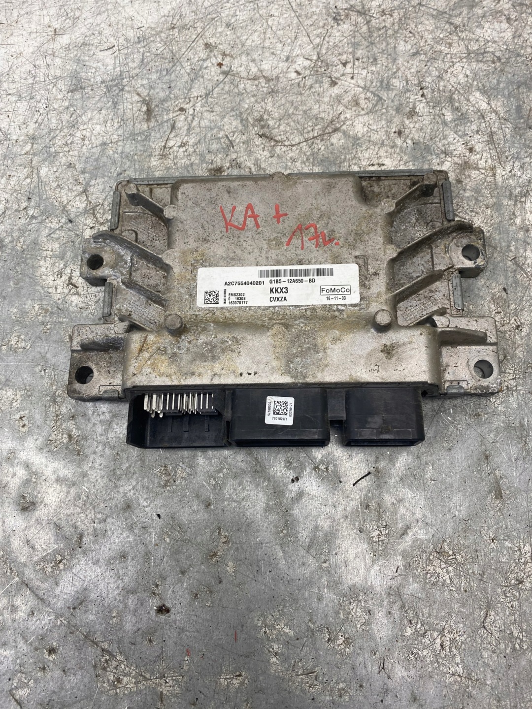 FORD KA + plus 1.2 computer of the engine G1B5-12A650-BD