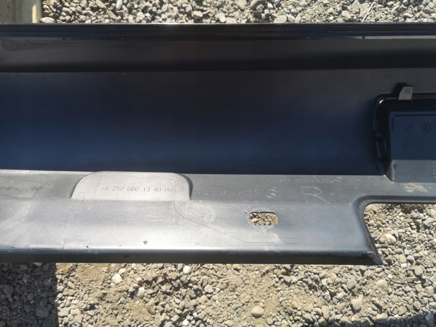 threshold moulding cap threshold of the threshold right Mercedes W212 AMG