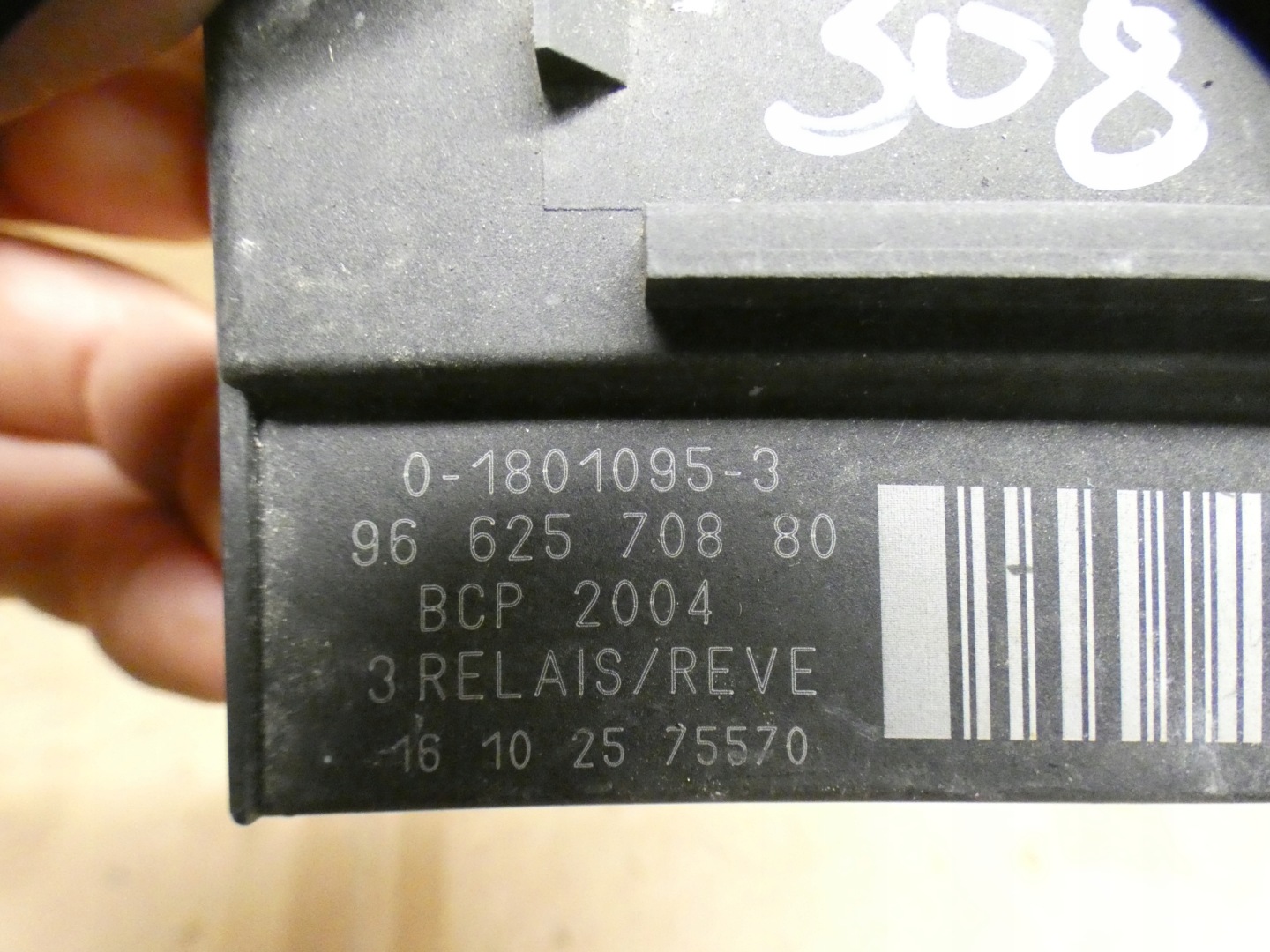 relay plugs ZAROWYCH 9662570880 PEUGEOT 308
