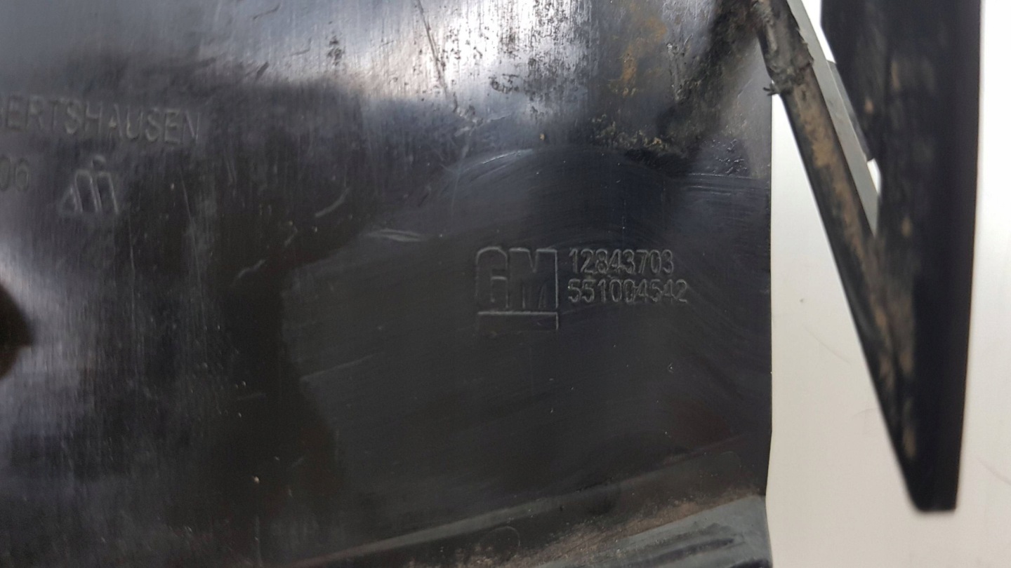 SAAB 95 9-5 AERO 2010 - grid right bumper front 12843703