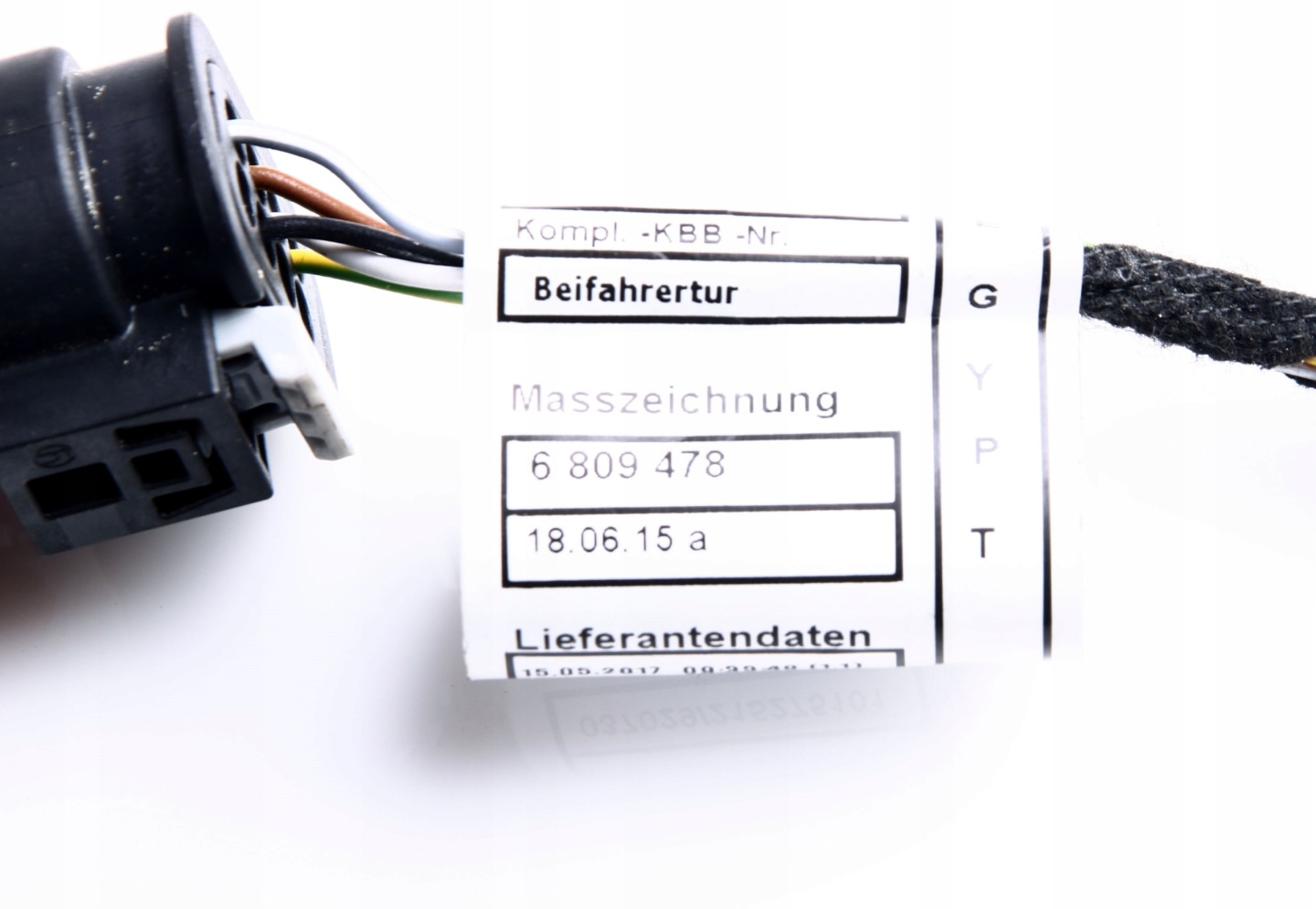 MINI F57 kabelbaum kabelsatz Kabelbaum Tür links 6809484