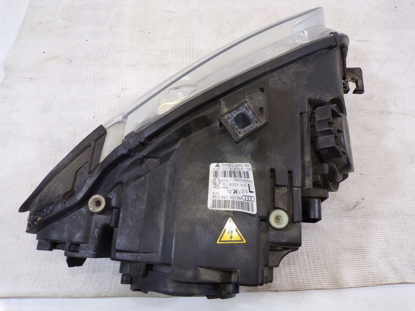 light left front front BI XENON AUDI A4 B7 EUROPA