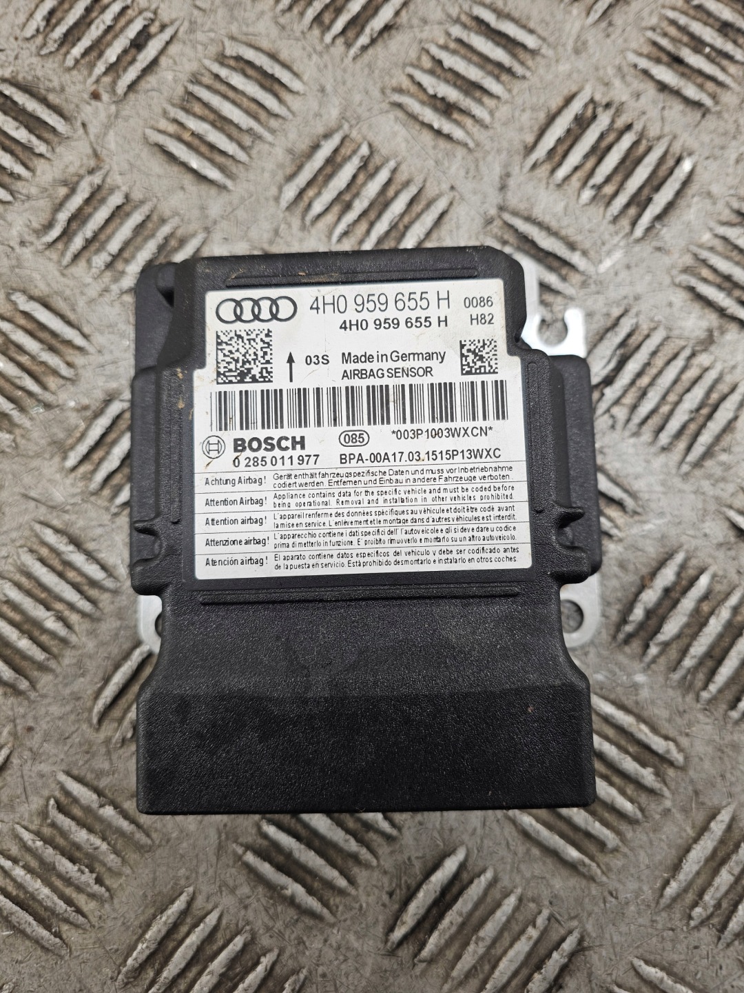 AUDI A6 C7 LIFT modulo SENSOR airbag airbag 4H0959655H
