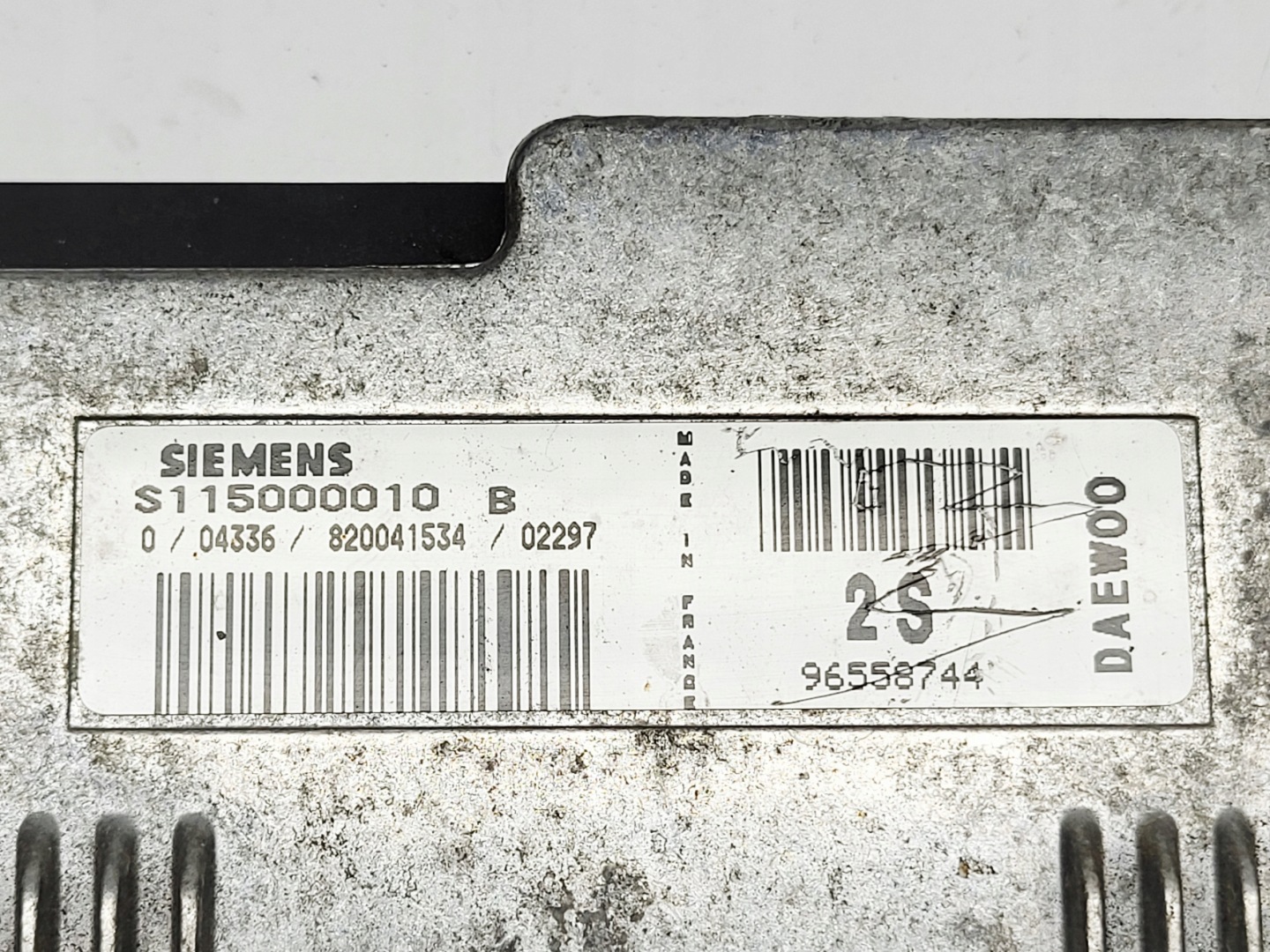 computer control unit of the engine Daewoo MATIZ S115000010B 96558744