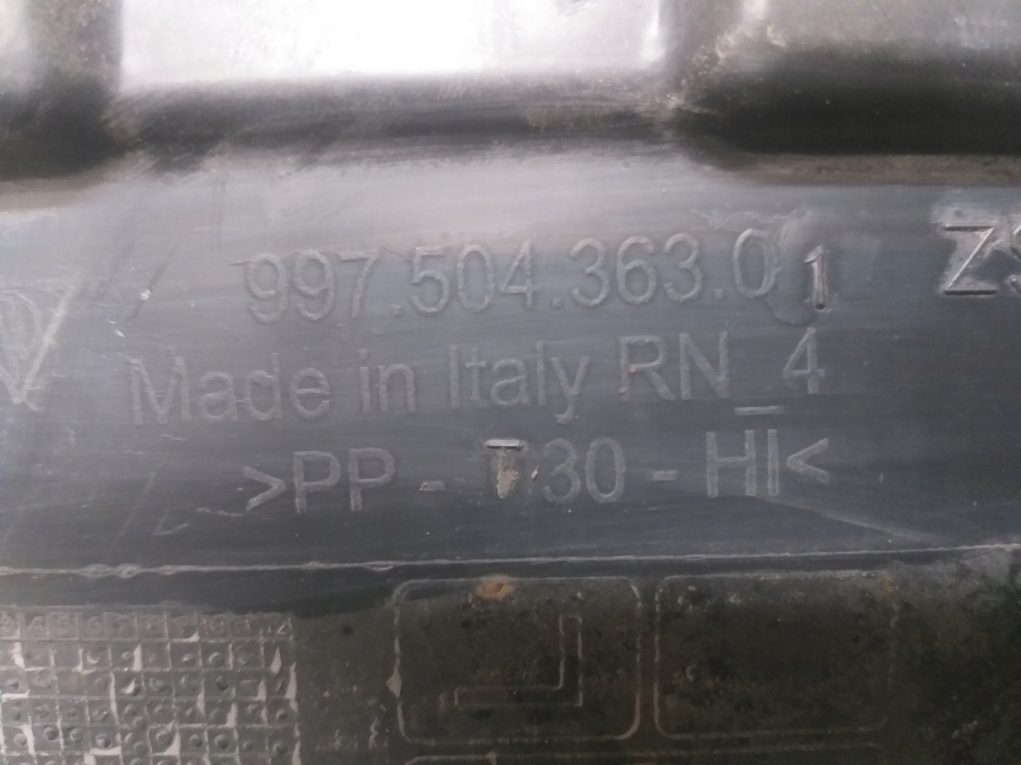 threshold moulding threshold cap right PORSCHE CARERRA 997504363