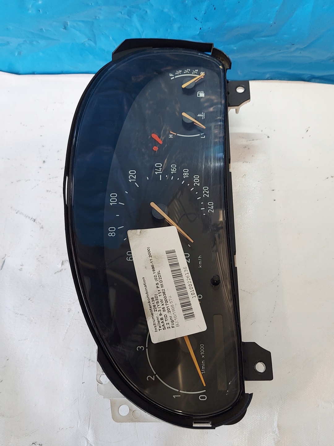 dials clock SAAB 9-5 2.2 TD 5041983