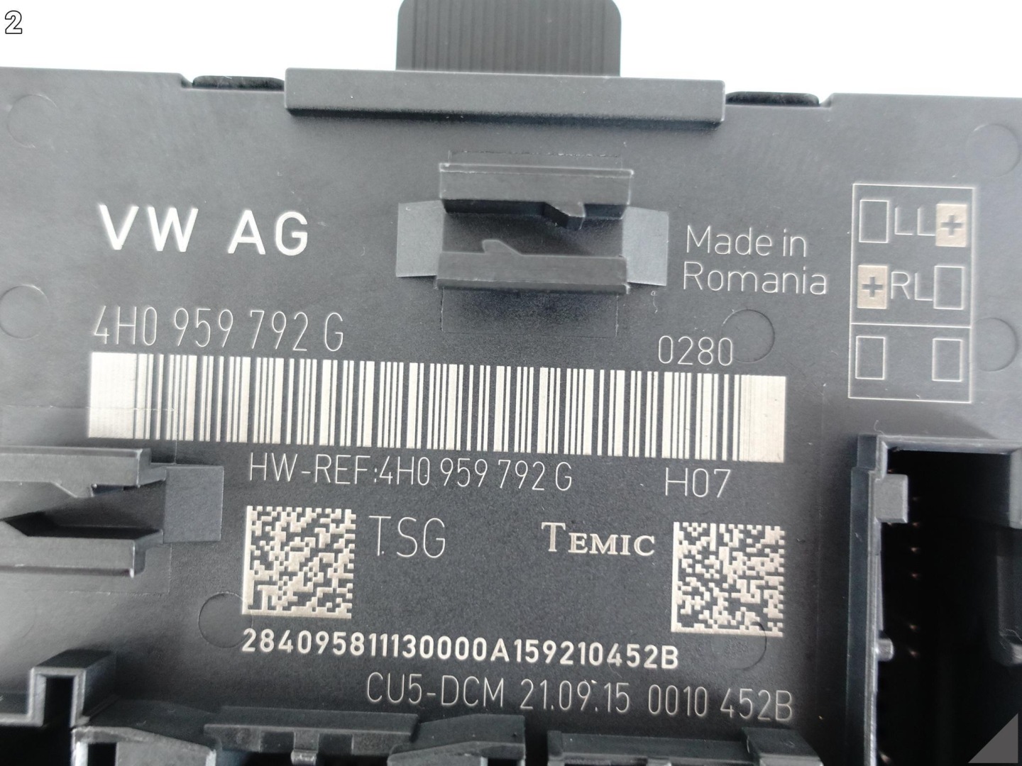AUDI A8 S8 4H0 D4 13-17 LIFT module door right front 4H0959792G