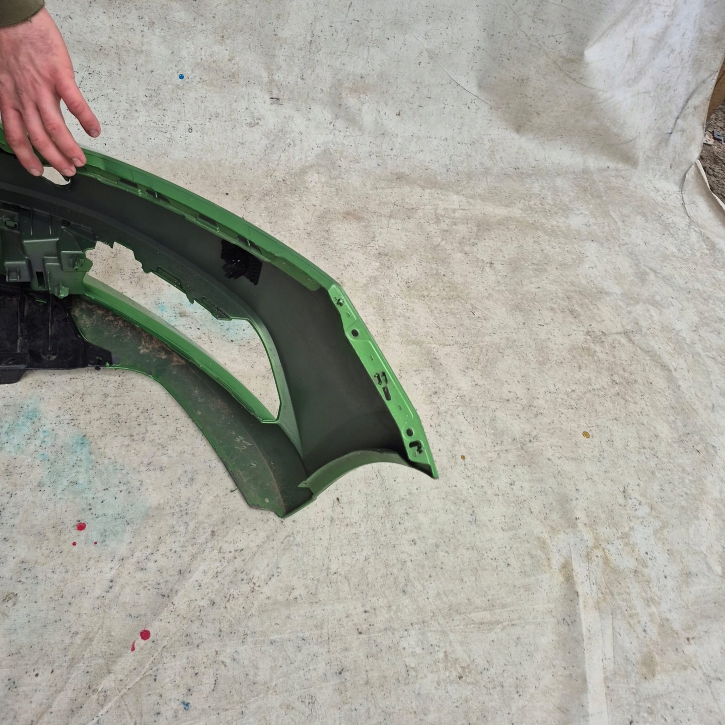 SKODA FABIA III 3 14-18 bumper front front 4XPDC SPR cover 6V0807221
