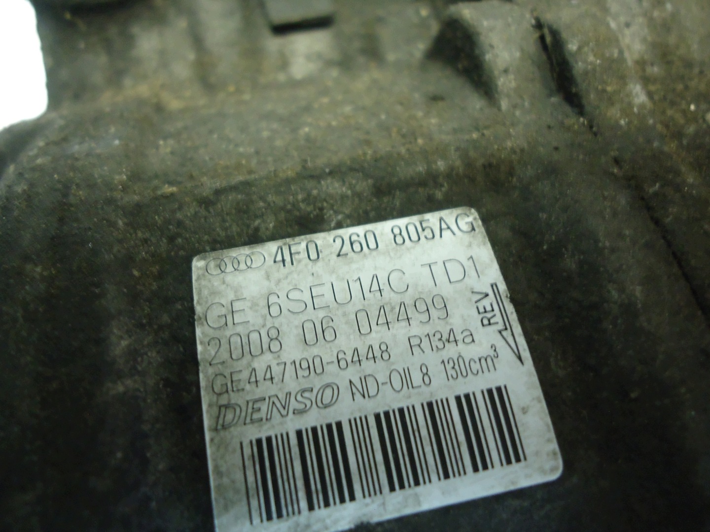 AUDI A4 B7 A6 C6 2.7 TDI V6 2008 BPP klimakompressor 4F0260805AG