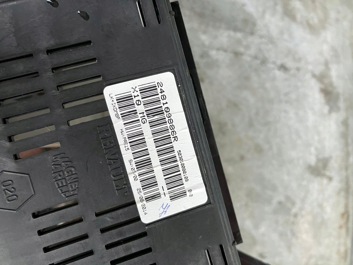 dials dials RENAULT ZOE 248109886R