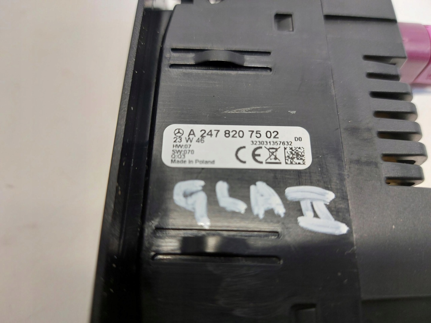 Mercedes GLA 200 II H247 W247 2023r adapter PORT USB