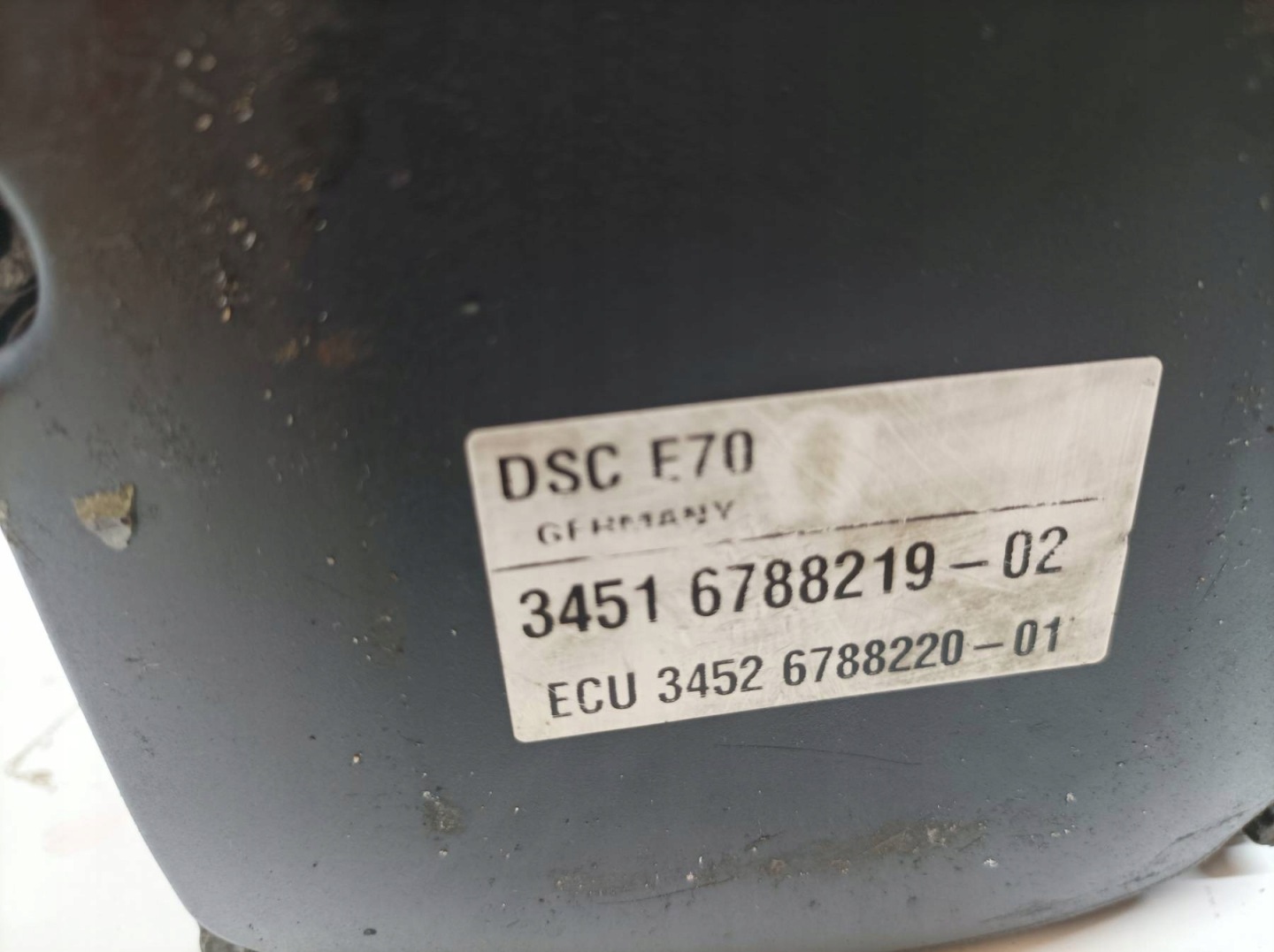 pump ABS 6788219 0265250282 Bmw X5 II (2006-2013) E70
