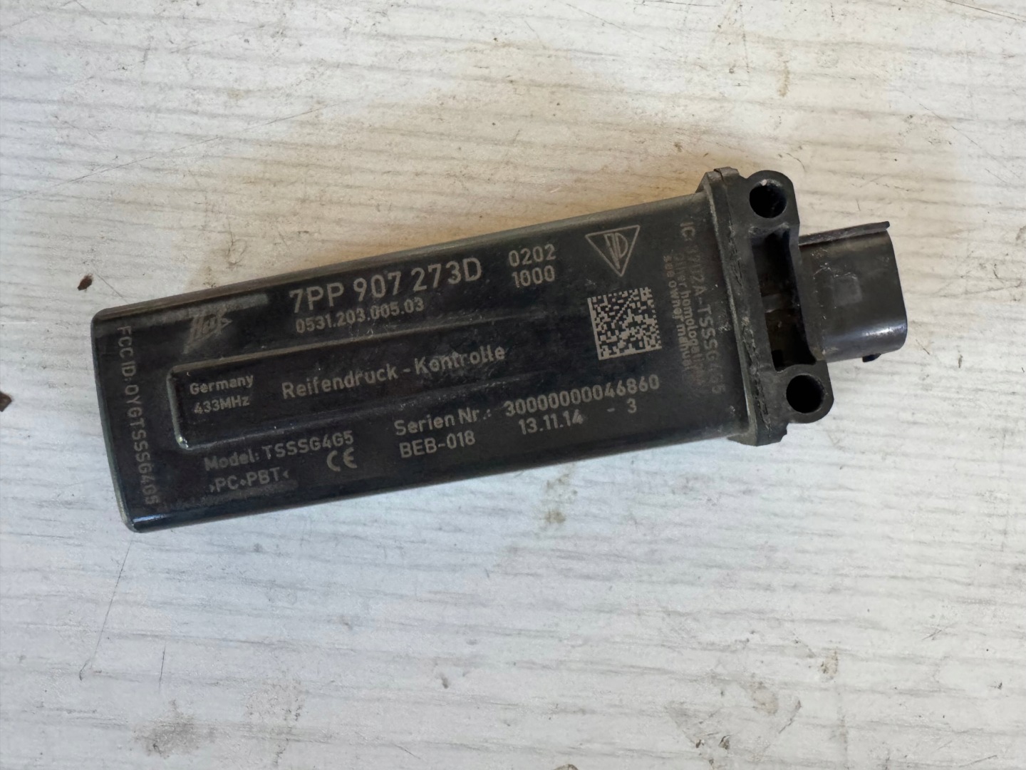 centralina pressione pneumatici, gomme PORSCHE MACAN 95B 7PP907273D originale modulo