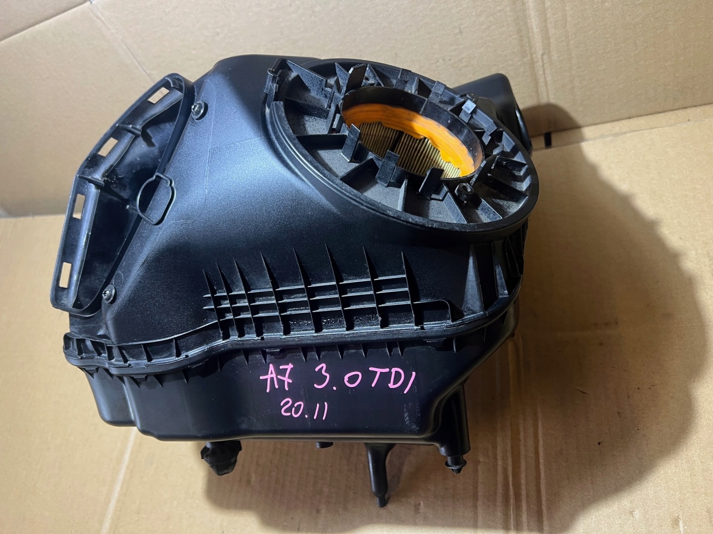 AUDI A7 4G 3.0 TDI Gehäuse filter luft 4G0133838F 4G0133843