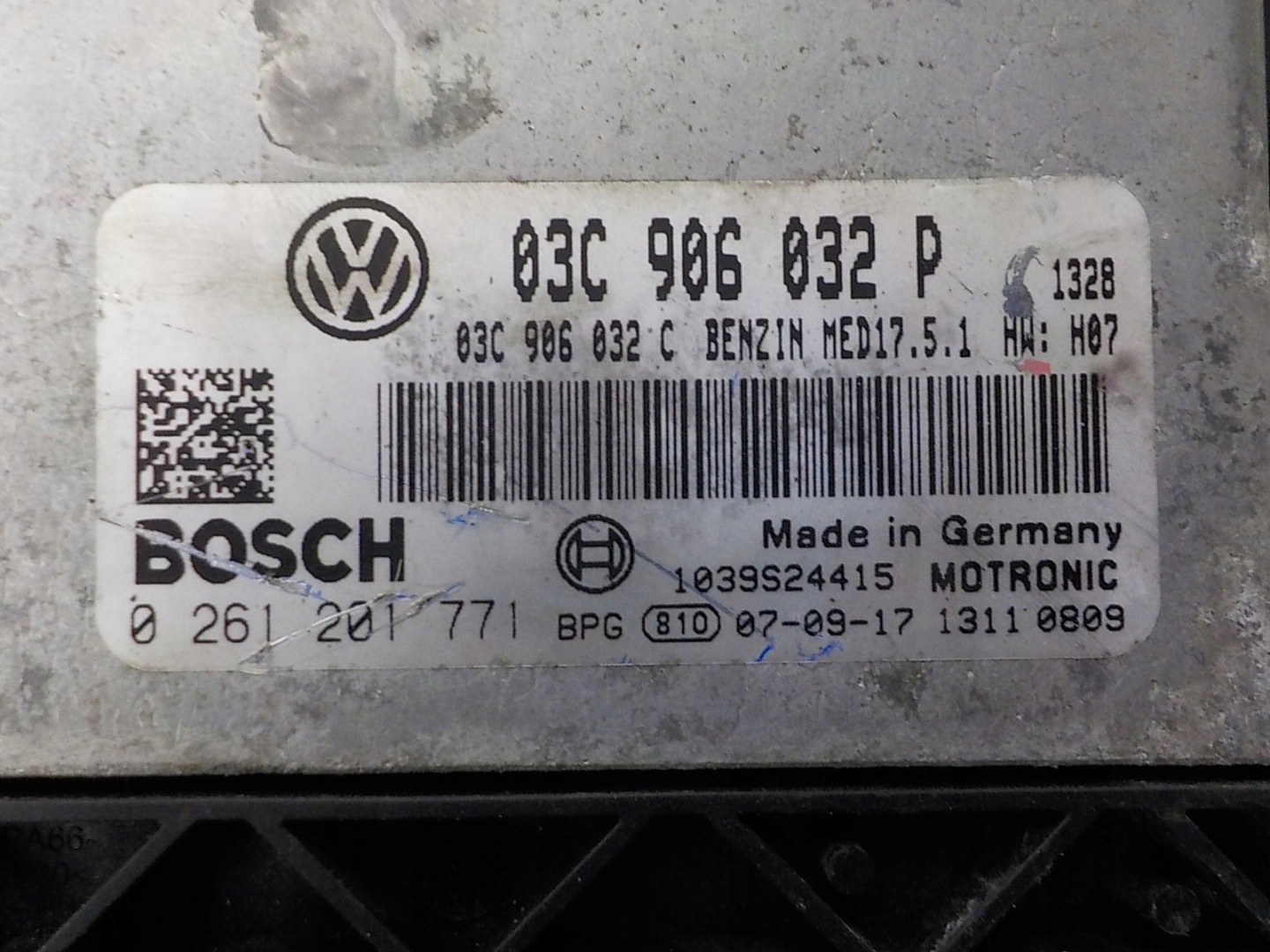 VW Computer Bedienteil 03C906032P 0261201771