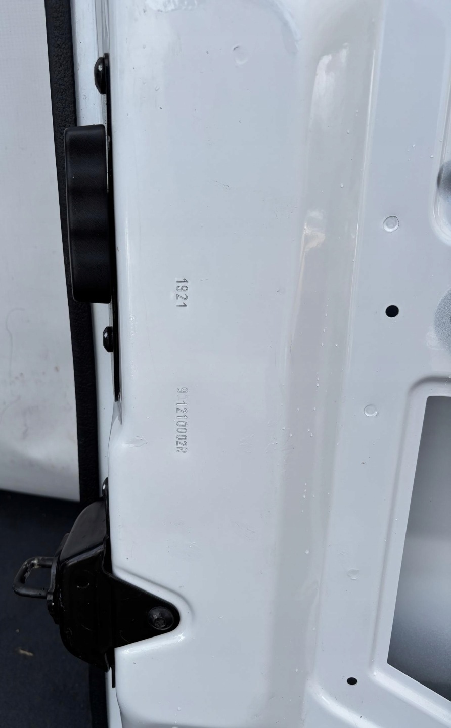 MASTER 3 4 MOVANO NV400 10- door rear. rear part left BIALE ORYGINALNE