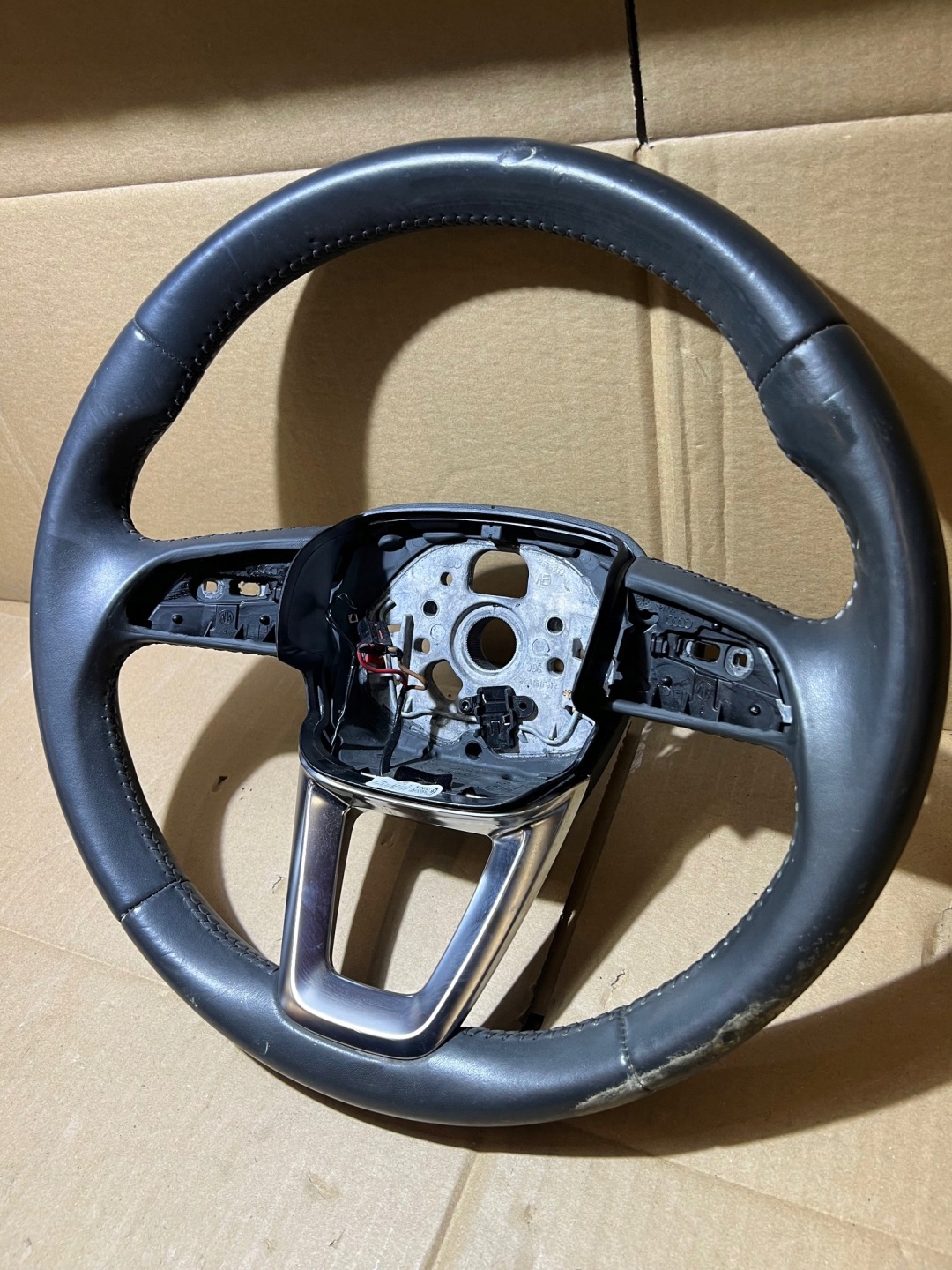 AUDI Q5 80A lenkrad Leder 3 RAM 80A419091L