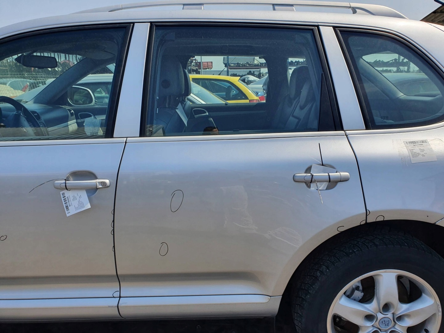 Tür links heck LA7W PORSCHE CAYENNE und