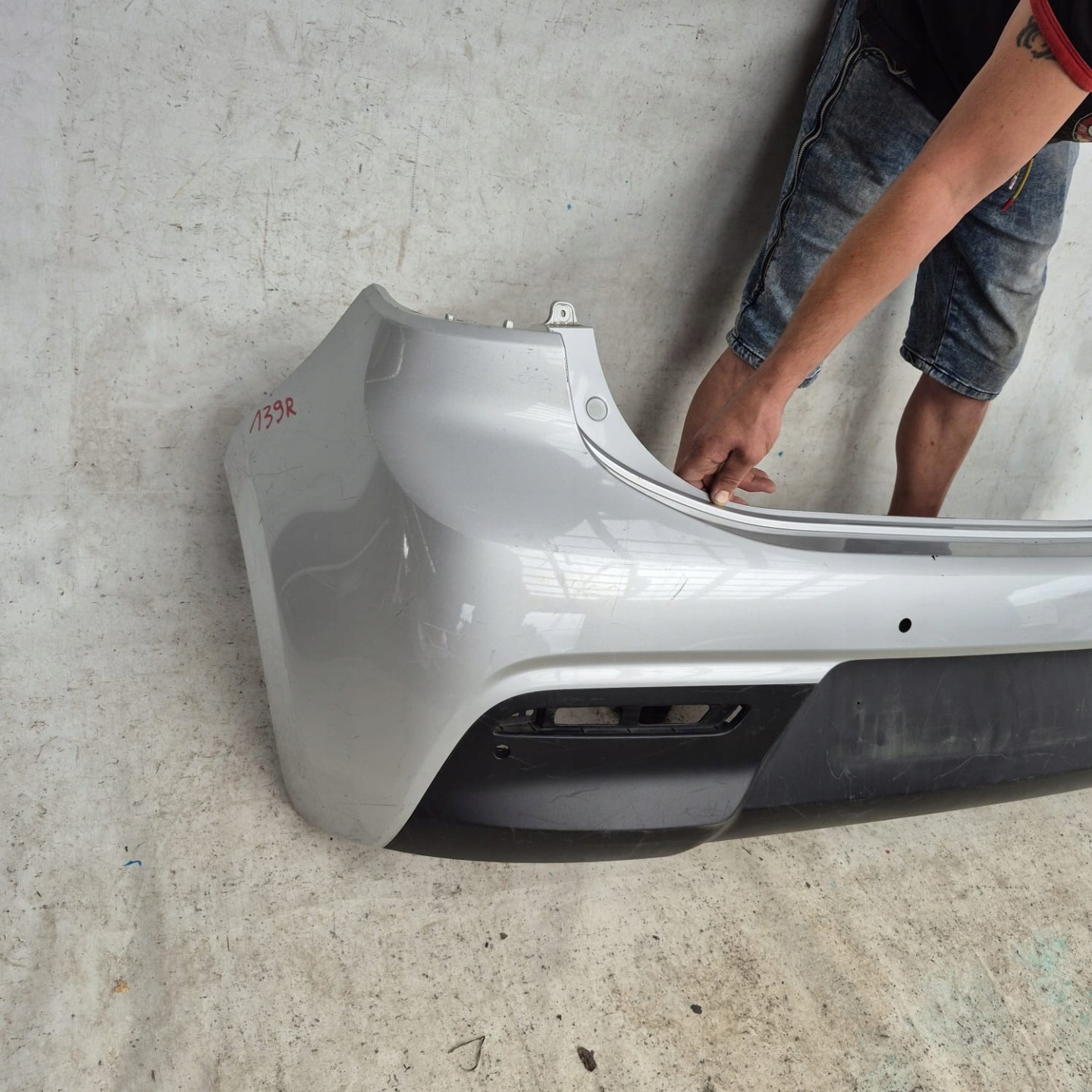 KIA RIO IV 17- bumper rear part rear PDC 86611-H8000