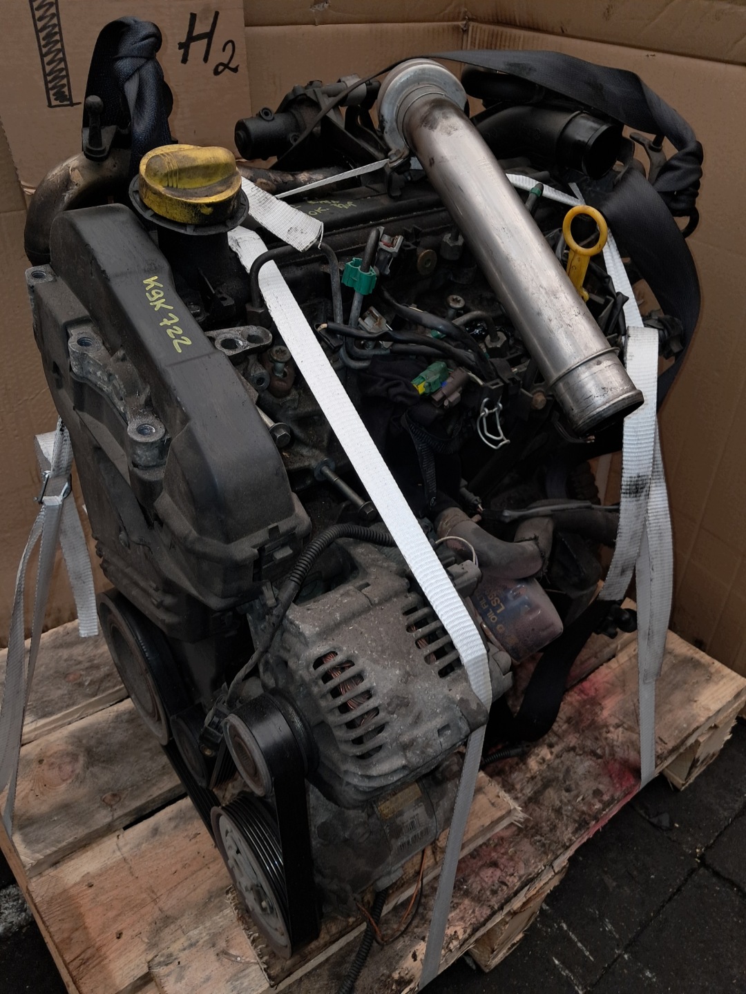 engine 1.5DCI K9K722 complete RENAULT MEGANE II SCENIC PEWNIAK