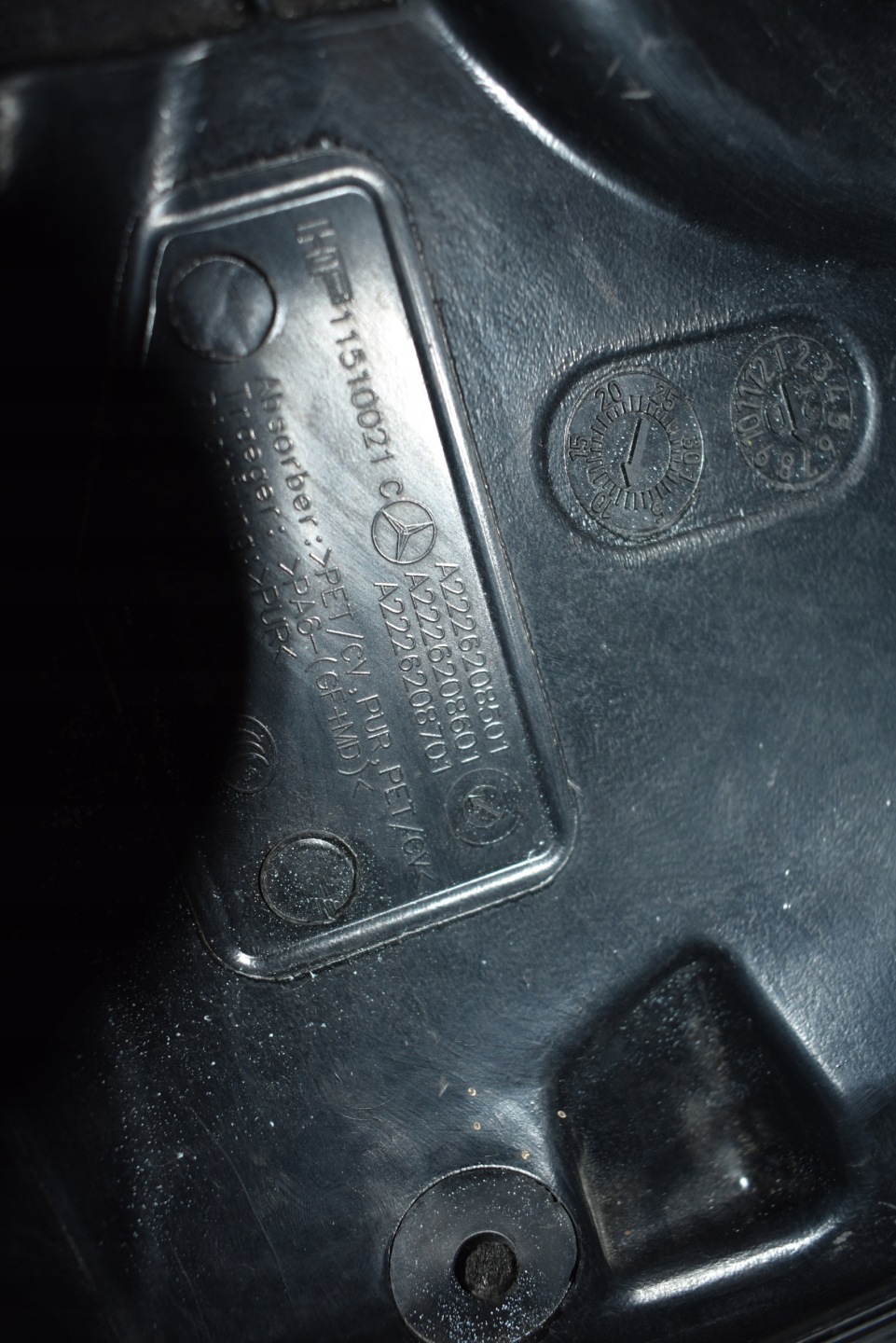 IDEALNA Blende Abdeckung wärmblech MERCEDES W222 1 9