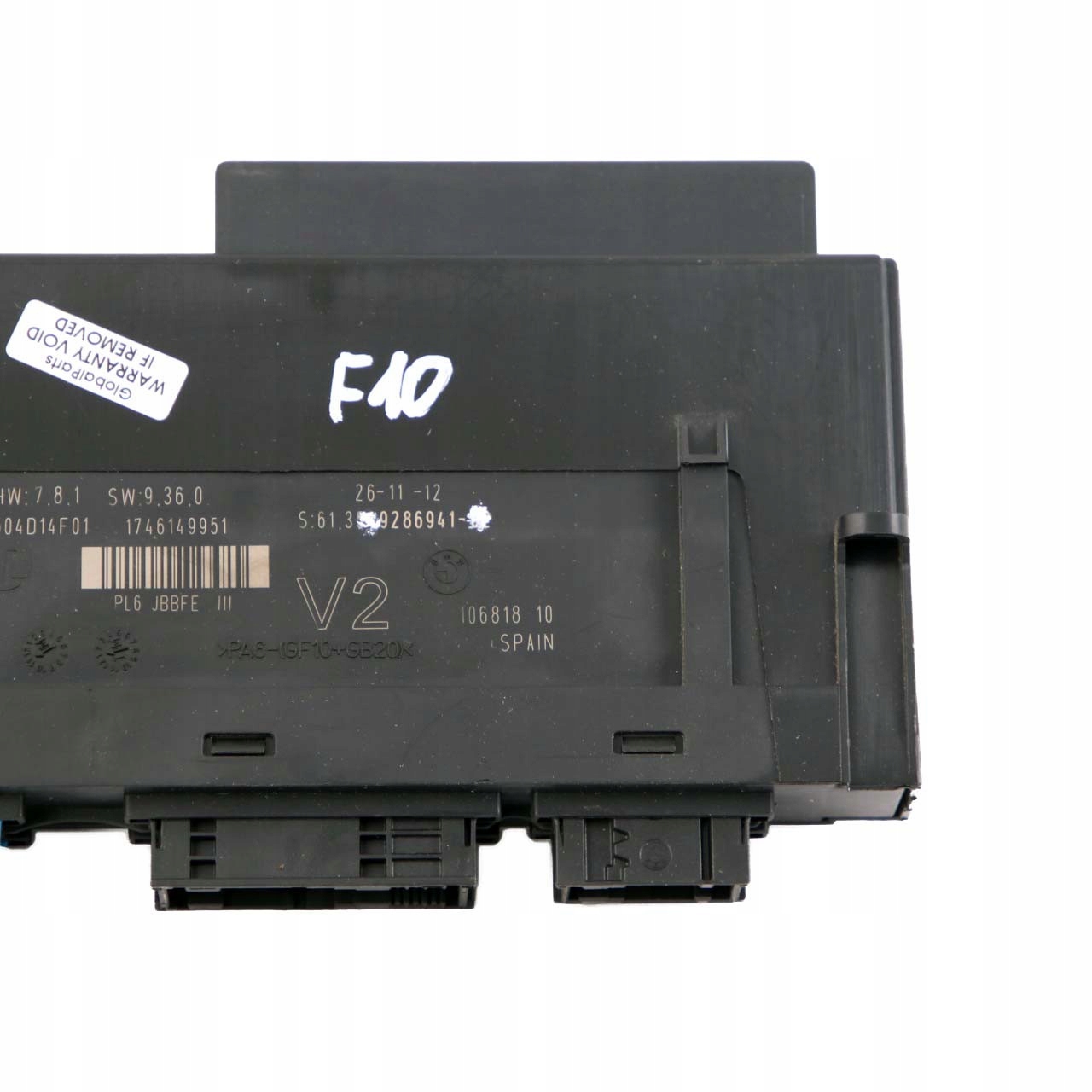 BMW F10 ECU module control unit Komfortu 9286941