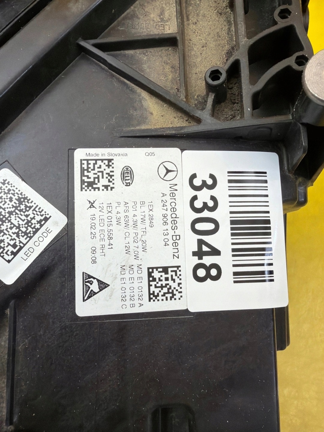 light left Mercedes B-Klasa W247 Full Led Multibeam A2479061304