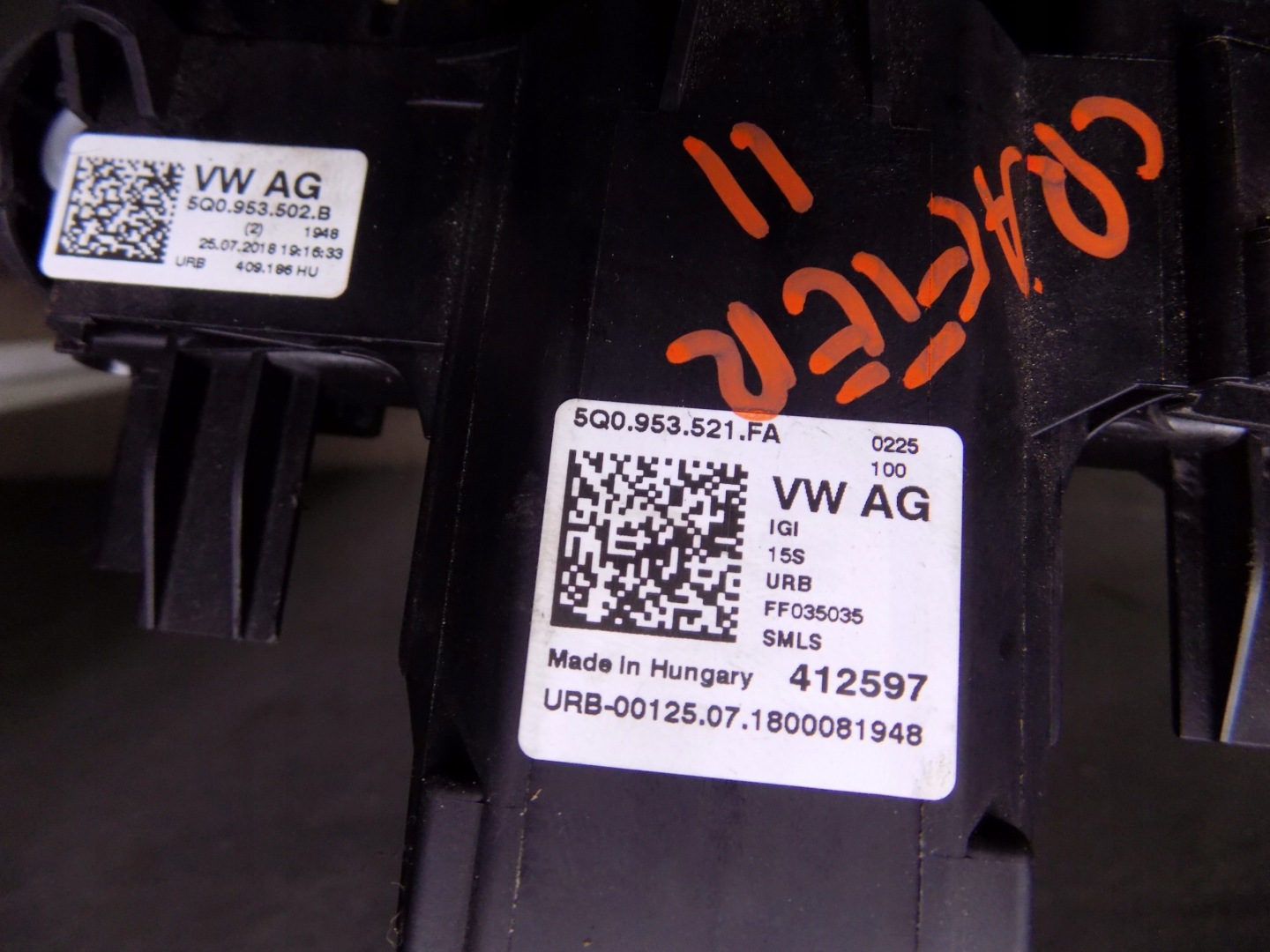 MANETKA DEVIO LUCI TERGICRISTALLO TERGI VW CRAFTER II MAN 5Q0953521FA