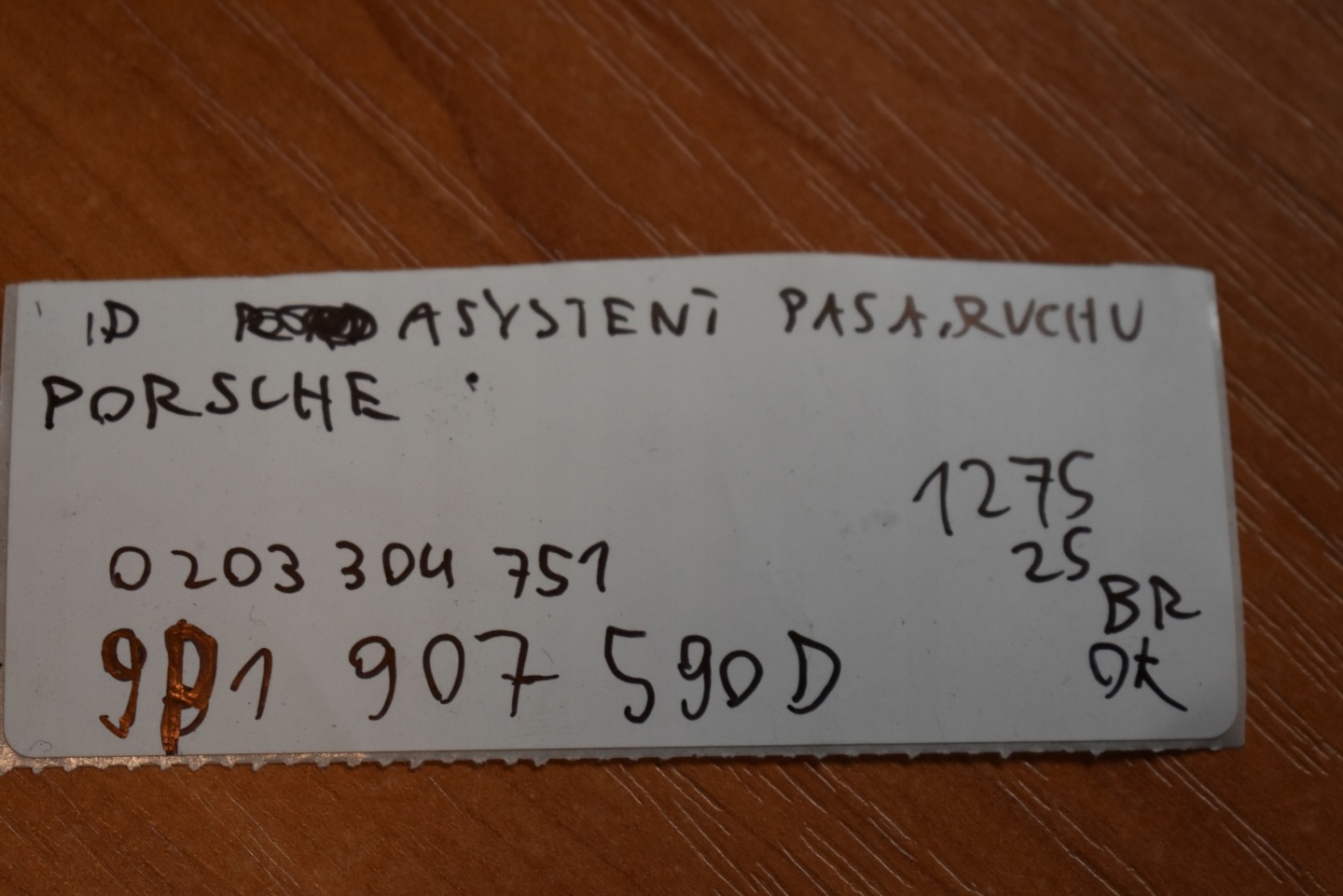 IDEALNY ASYSTENT stěny RUCHU PORSCHE 1