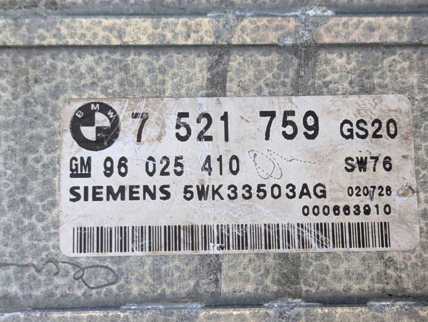 Bedienteil Getriebe getriebe BMW 5 E39 facelift Е39 2002 7521759