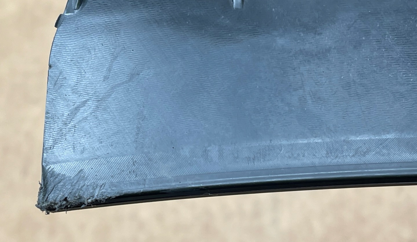 PORSCHE CAYMAN 982 GT4 SPOILER lišta nárazníku předek 982807327D