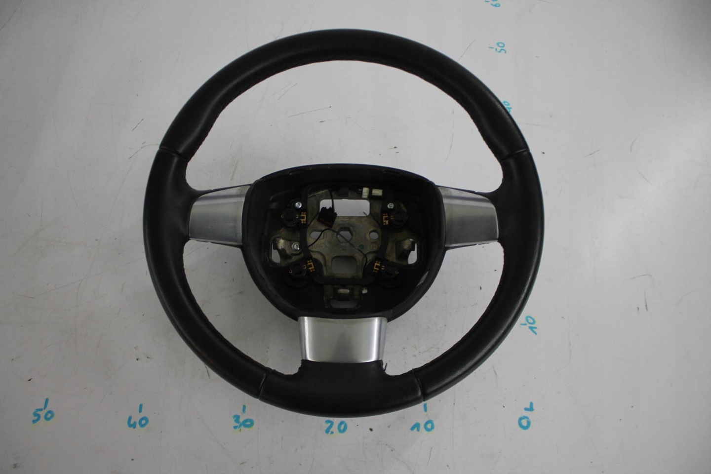 steering wheel, leather black FORD FOCUS MK2 LIFT LADNA