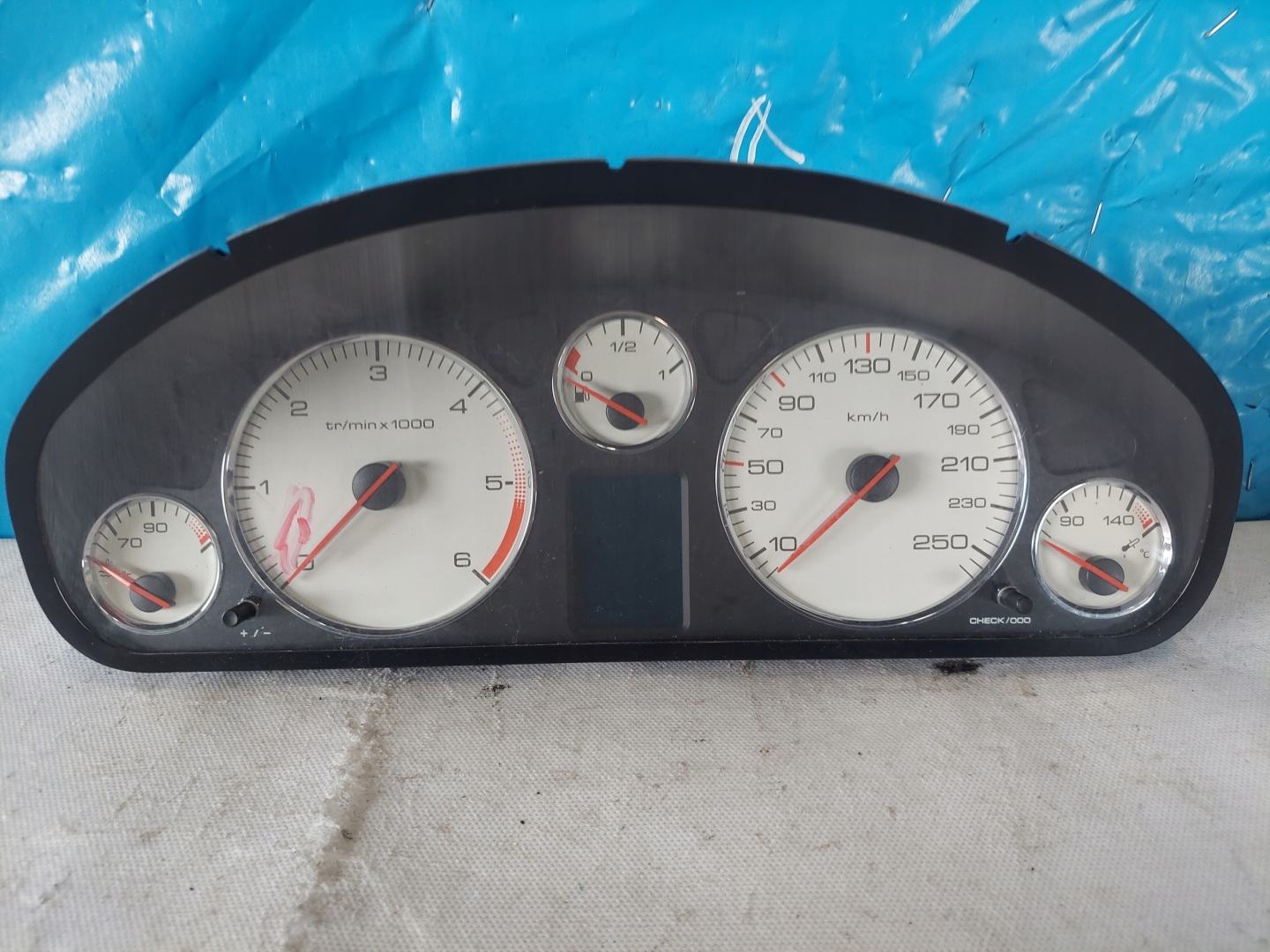 dials clock PEUGEOT 407 2.2 HDI 9658138580