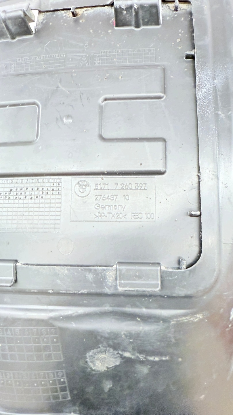 BMW F30 F31 mudguard left left front front 7260725 7260397