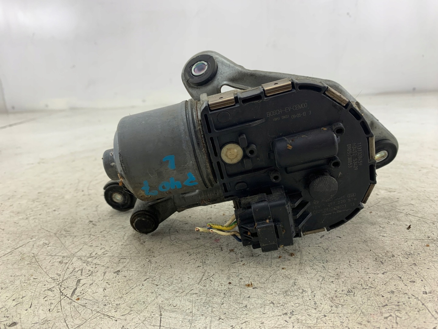 PEUGEOT 407 wiper mechanism front left 9670031980