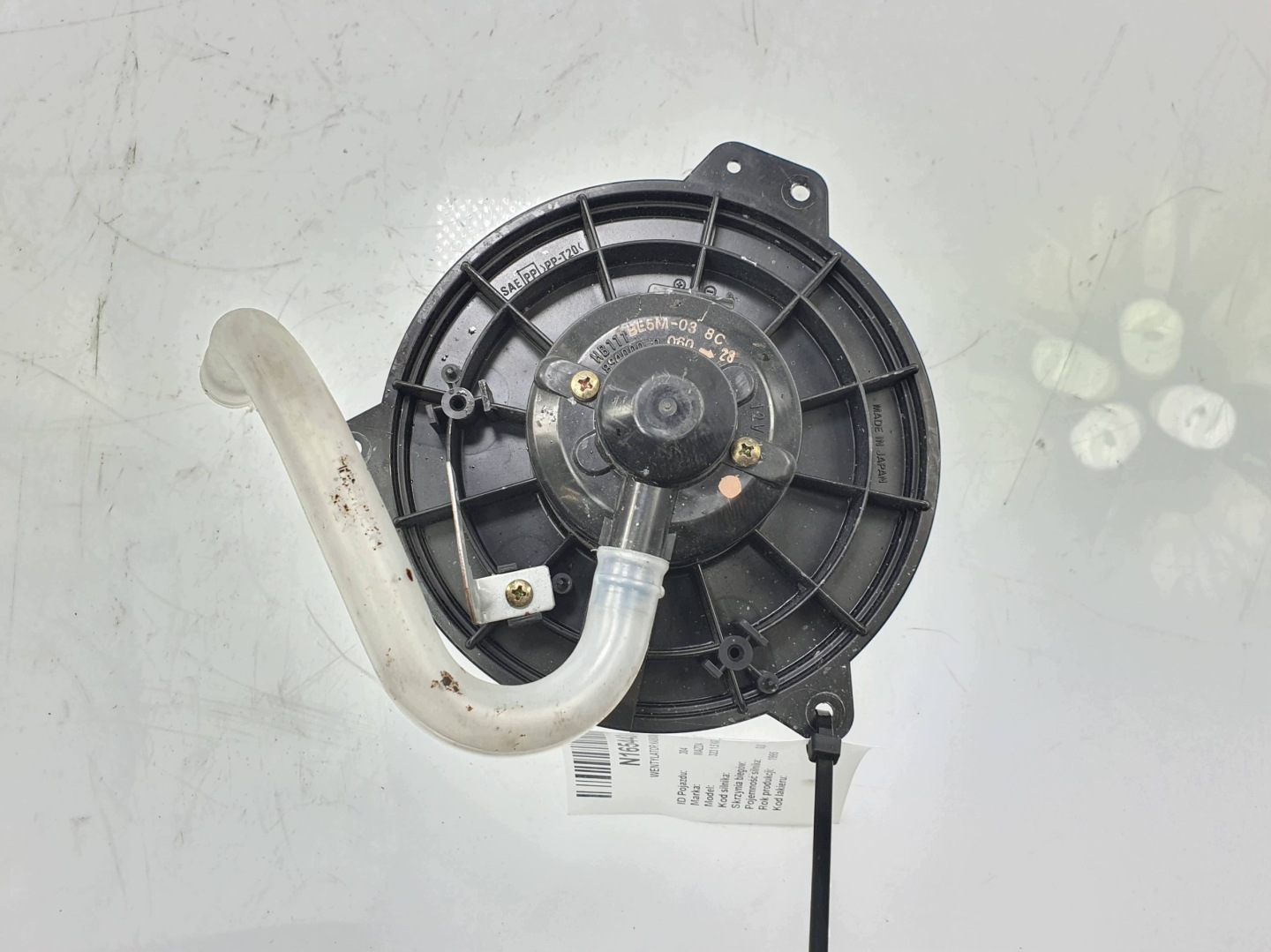 heating fan cab BE5M03 MAZDA 323 1.5 KAT
