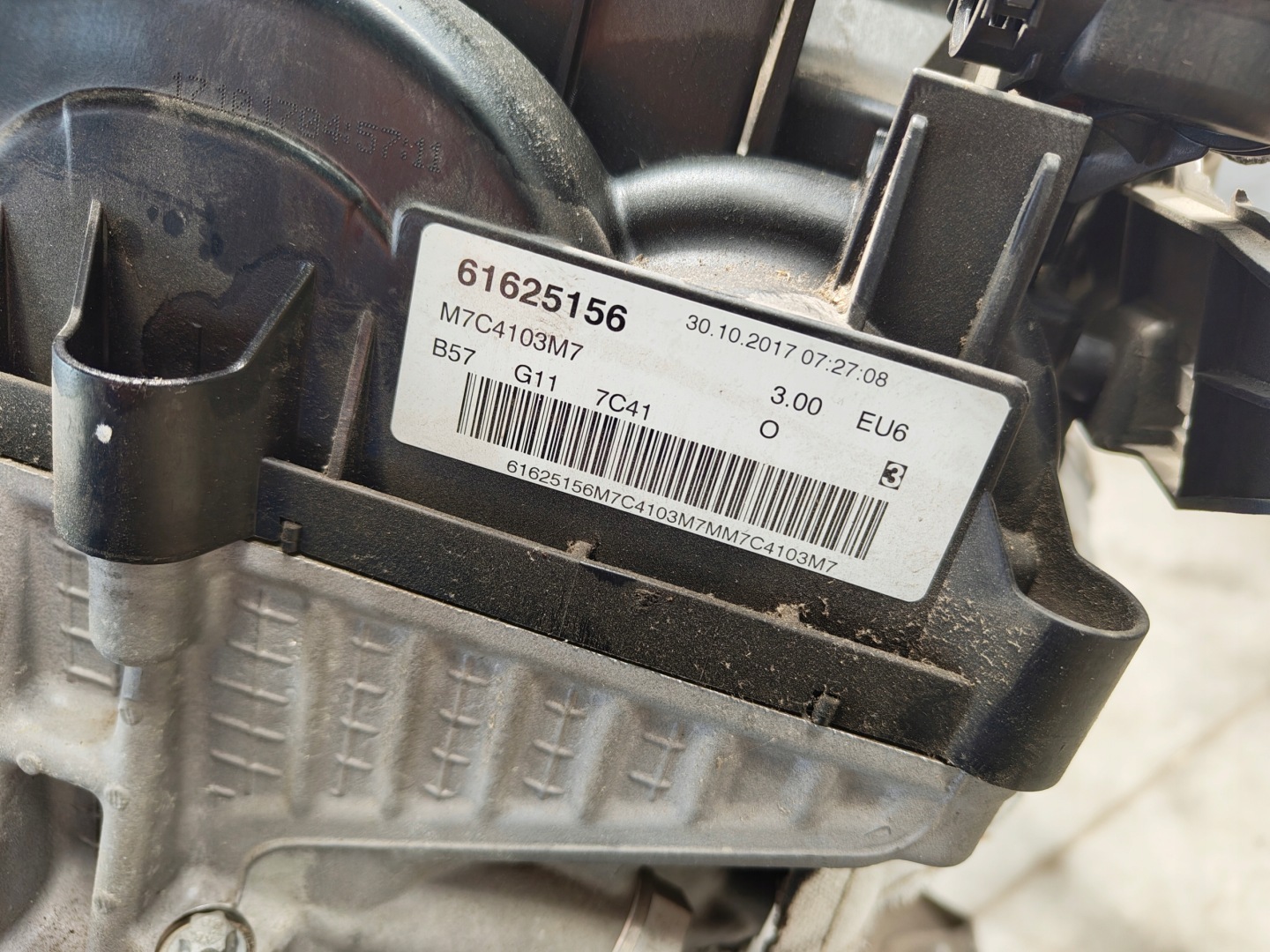 BMW engine DIESEL B57D30A 3.0D