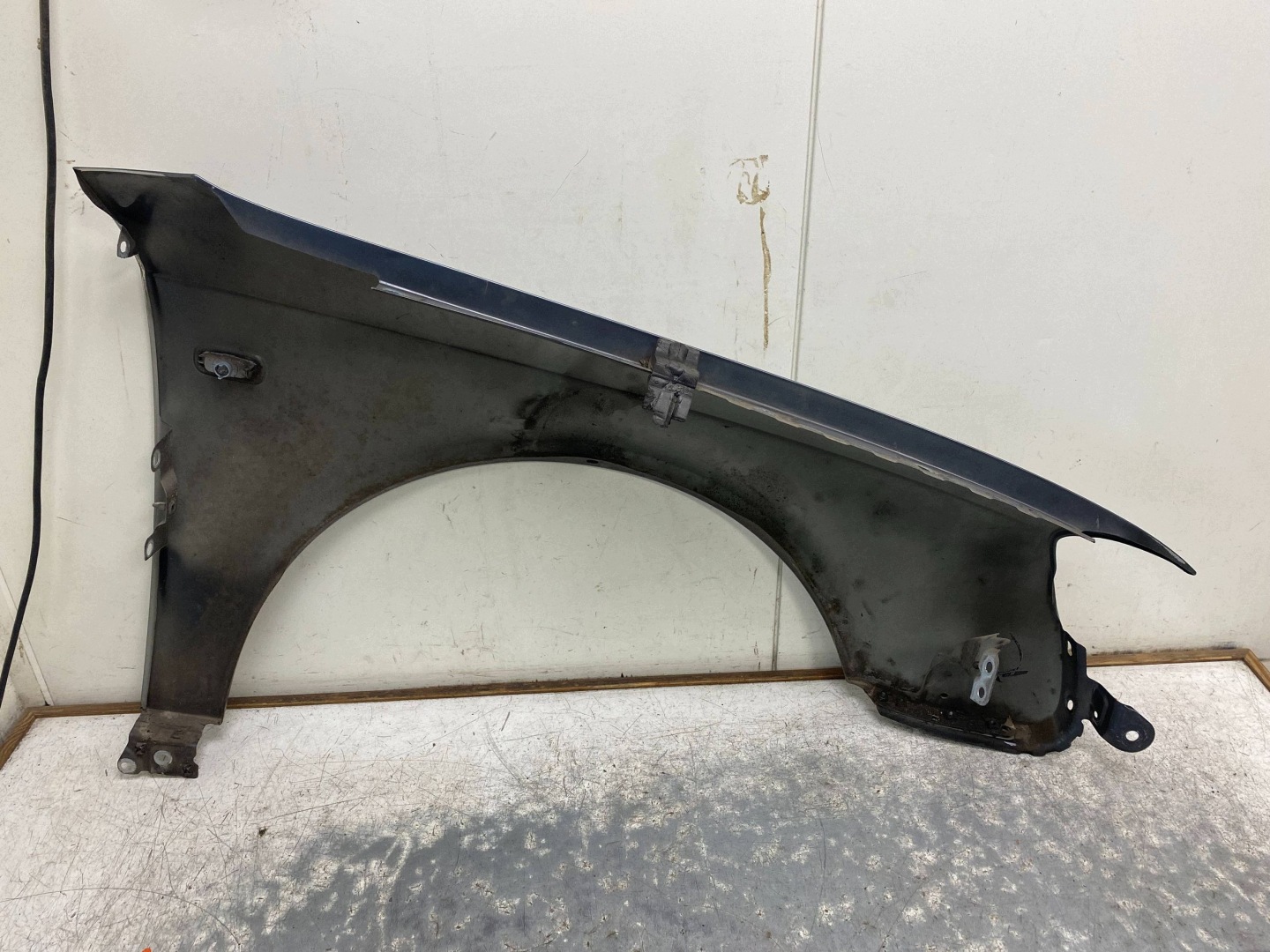 AUDI A4 B7 complete fender left front front LX7Z grey