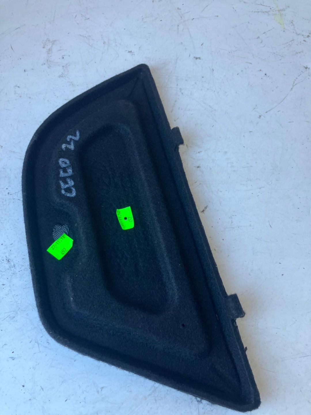 door spoiler passenger compartments boot left KIA CEED II KOMBI