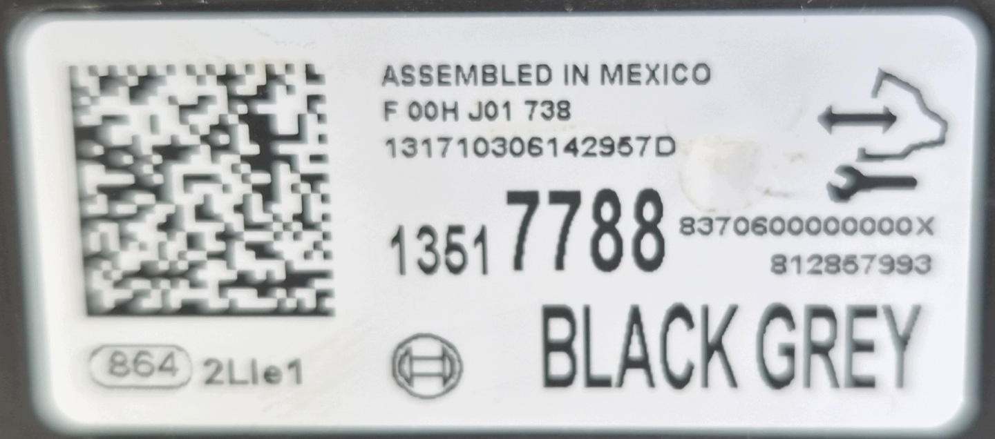 Module PDC OPEL INSIGNIA B 13517788