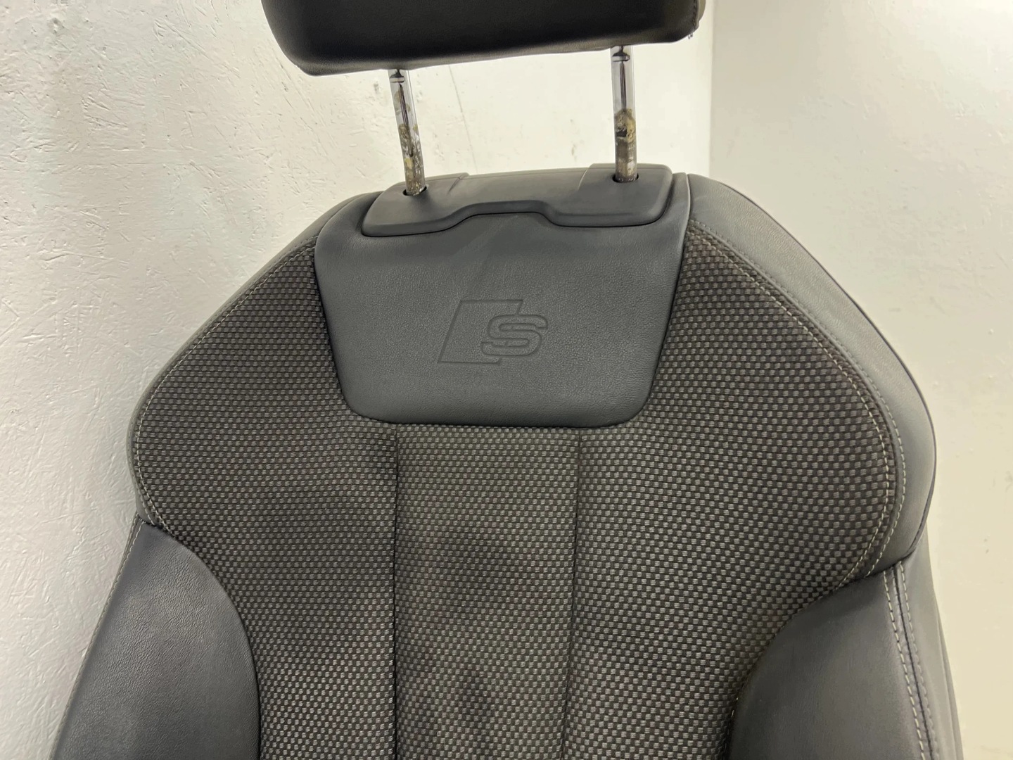 siège gauche avant KIEROWCA AUDI A4 B9 S-LINE MATERIAL-cuir complet