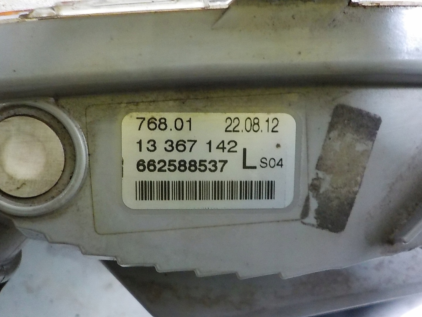 OPEL ASTRA J IV LIFT indicator left front front grid