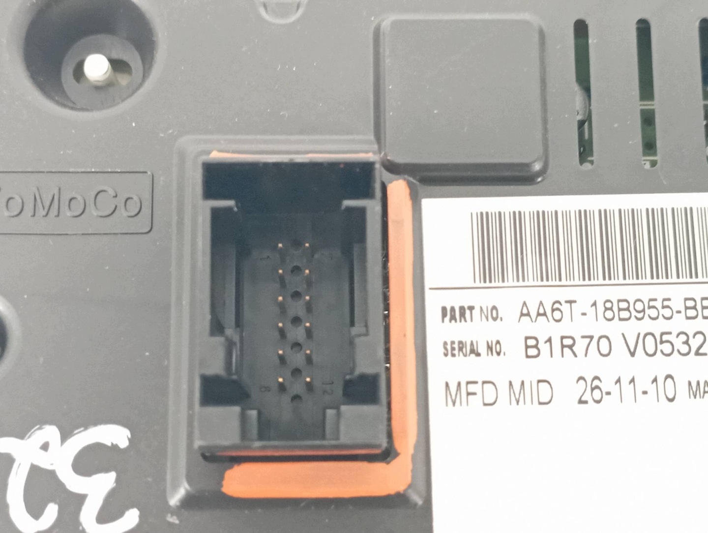 display AA6T-18B955-BB Ford Fiesta Mk7 (2008-2016)