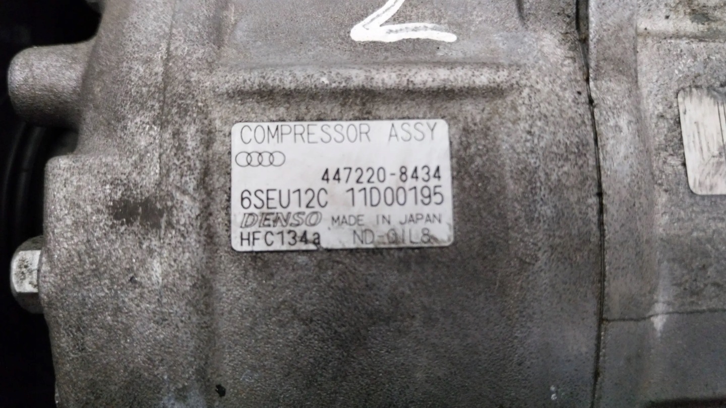 compressor compressor; of the air conditioning 8E0260805C AUDI A4 B6 2.5 TDI