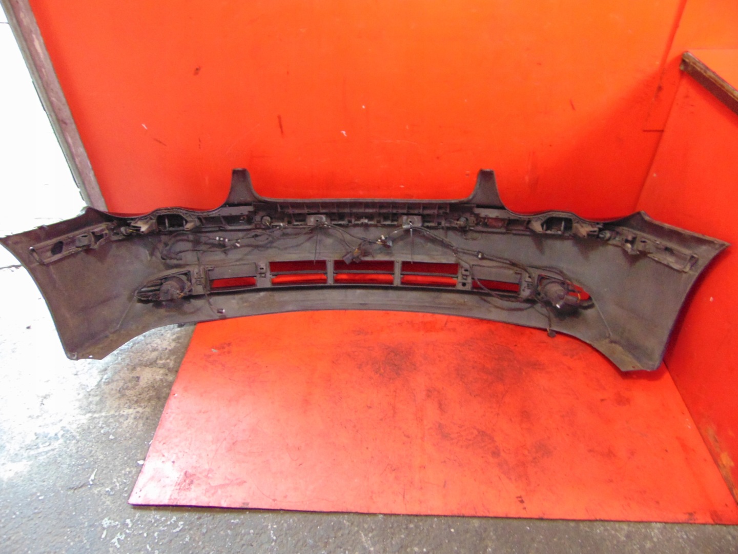 BMW 7 E65 01-05 front bumper front sensors PDC NACHTBLAU METALLIC 490
