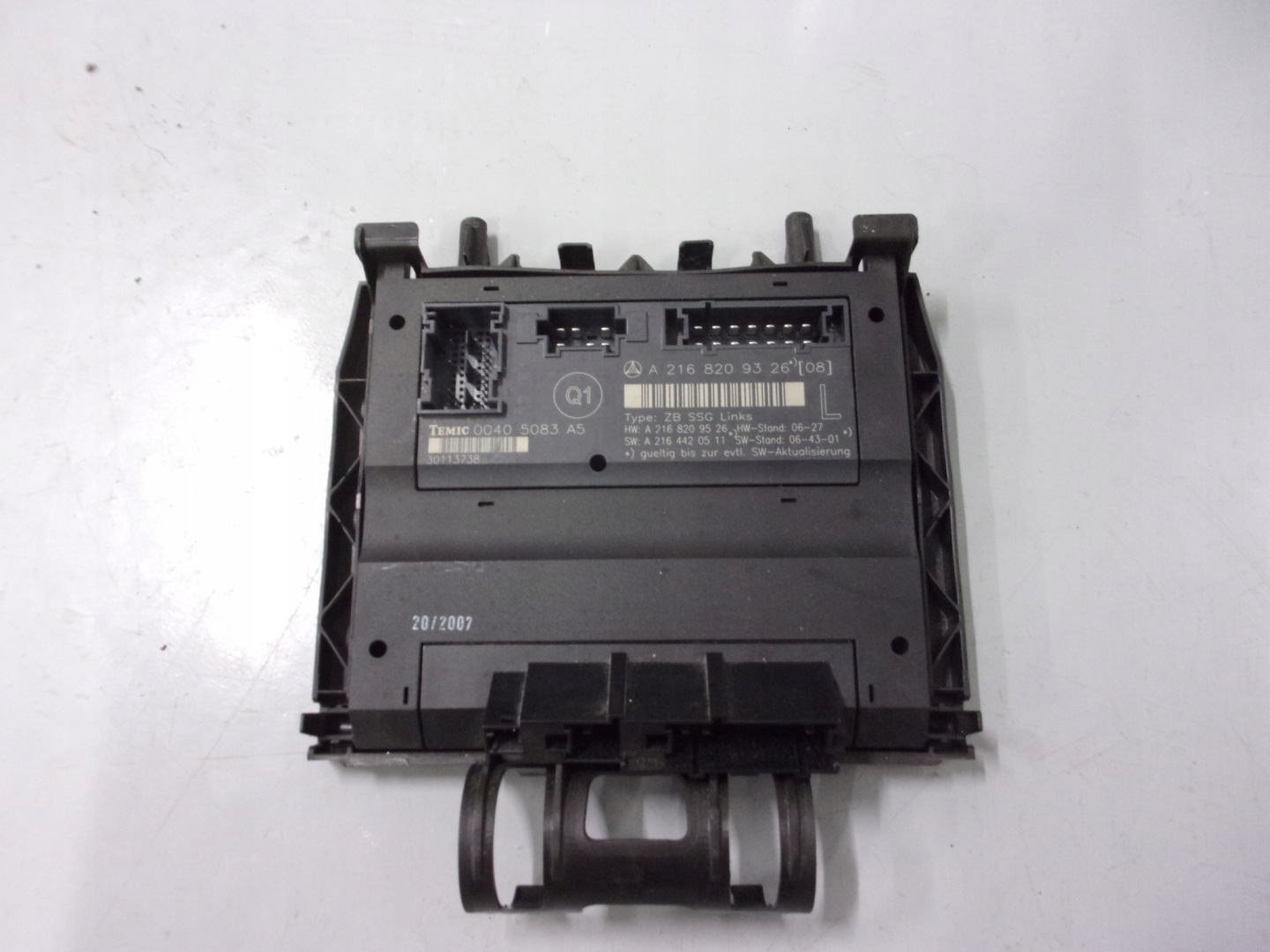 MERCEDES CL 500 CL 216 module control unit seat A2168209326