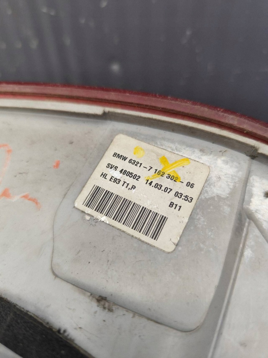 BMW E92 E93 light rear right 7162302