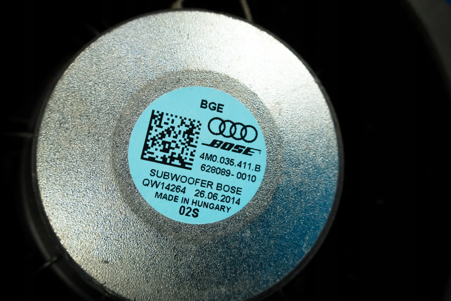 speaker niskotonowy Bose Audi Q7 SQ7 4M 4M0035411B